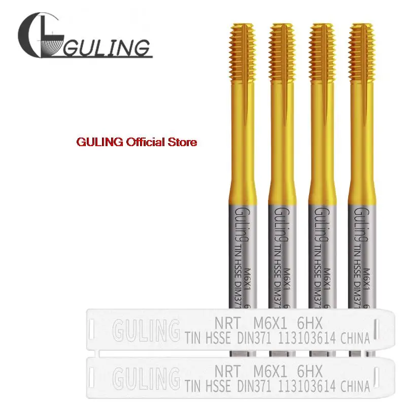 GULING 1PCS HSSE-M42 DIN 371 376 Standard Roll Forming Tap M2 M2.5 M3 M4 M5 M6 M8 M10 M12 Machine Screw Thread Taps