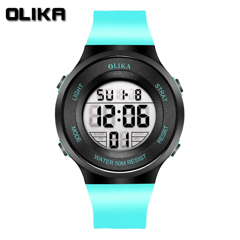 Waterproof glow-in-the-dark children\'s watch Alarm clock Run timer Multifunctional watch Student electronic watch