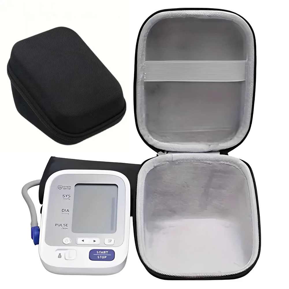 

Hard Case Travel Bag Shockproof Protective Pouch Anti-scratch Upper Arm Blood Pressure Monitor Case for Omron BP742N 5 Series