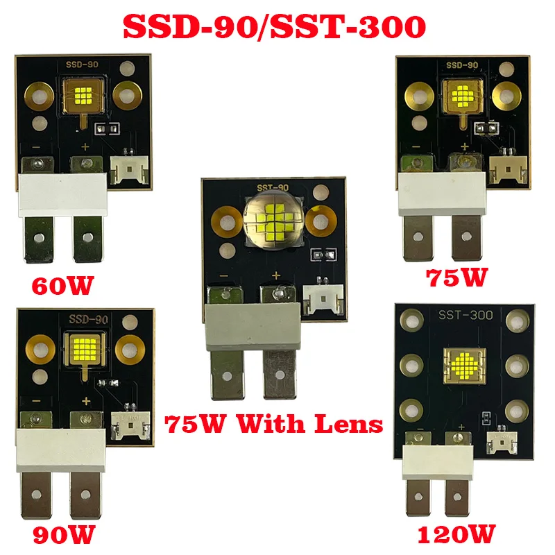 Led Chip SSD-90 SST-300 High Power Stage Light  60W/75W/90W/120W Cold White LED Plate for Moving Head Soptlight Beamlight