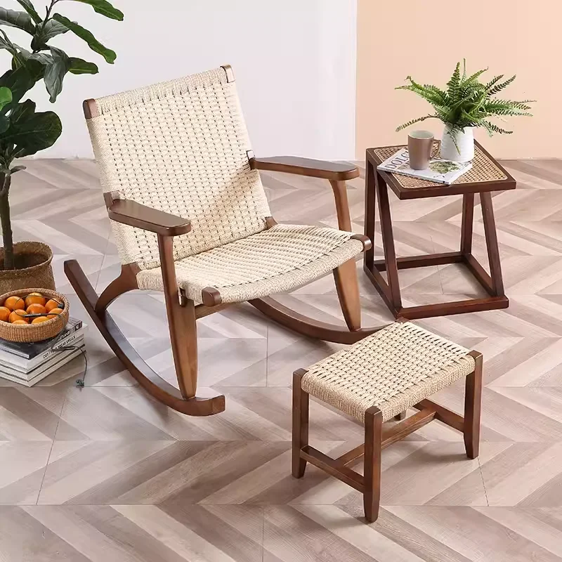

Floor Beach Armrest Chairs Modern Lazy Design Comfy Hotel Rocking Chairs Living Room Relax Sedie Da Soggiorno Home Furniture