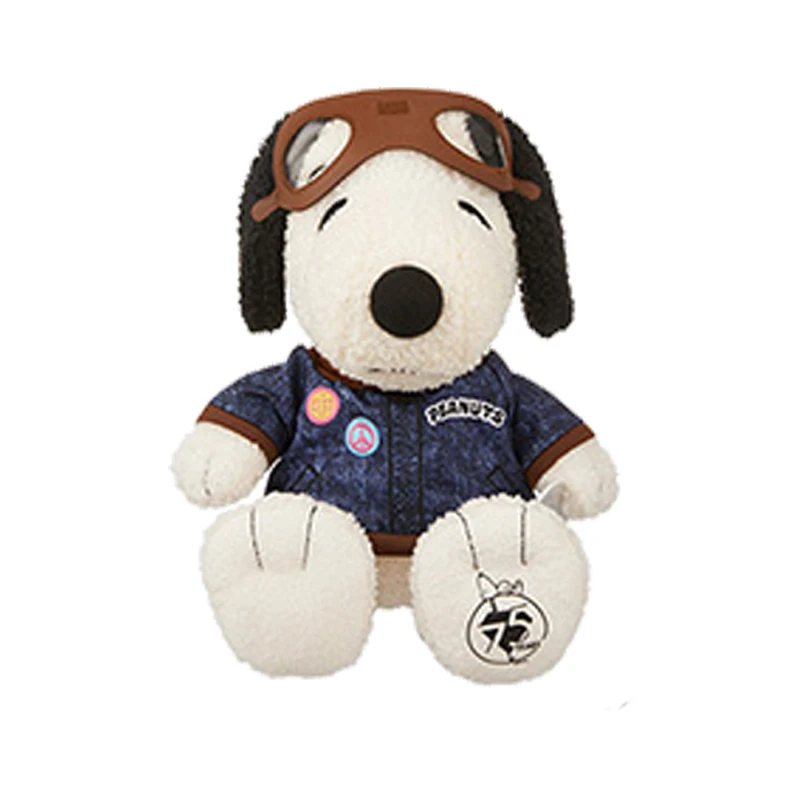 

Костюм пилота Miniso, фигурка сидячей осанки, персонаж мультфильма, мягкая игрушка, серия для ремонта, коллекция 75-летия