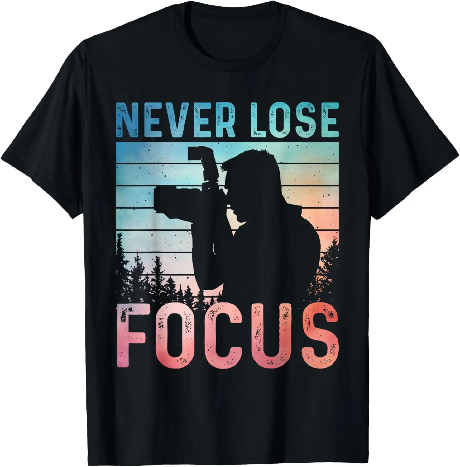 Funny Photography Design For Men Women Camera Photographer T-Shirt