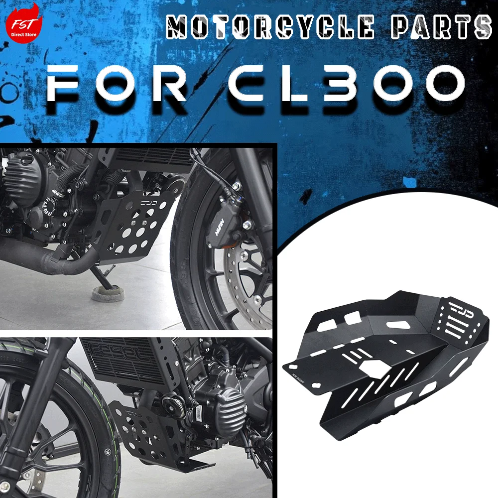 

Stainless Steel Engine Guard Plate, Lower Fairing Spoiler, Chassis Decor Cover Modification Parts for CL300