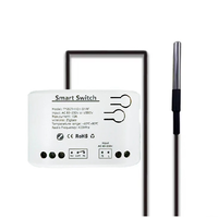 Tuya Smart Zigbee Switch With Temperature Sensor Passive Dry Contact Zigbee Relay Work With Home Assistant-LICG