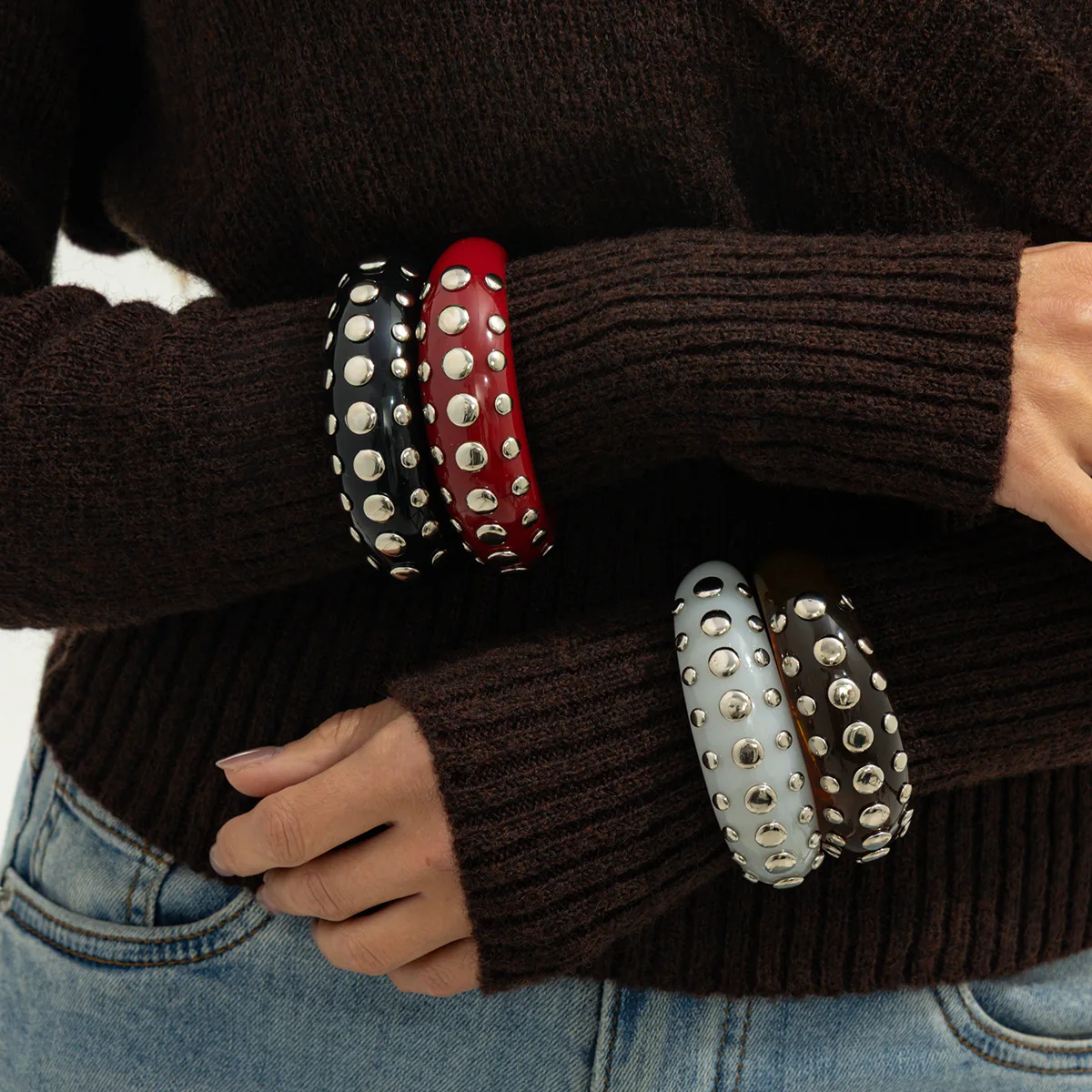 Übertreibung Nieten Acrylharz – Minimalist Ring Stackable Bewertung und Preis
