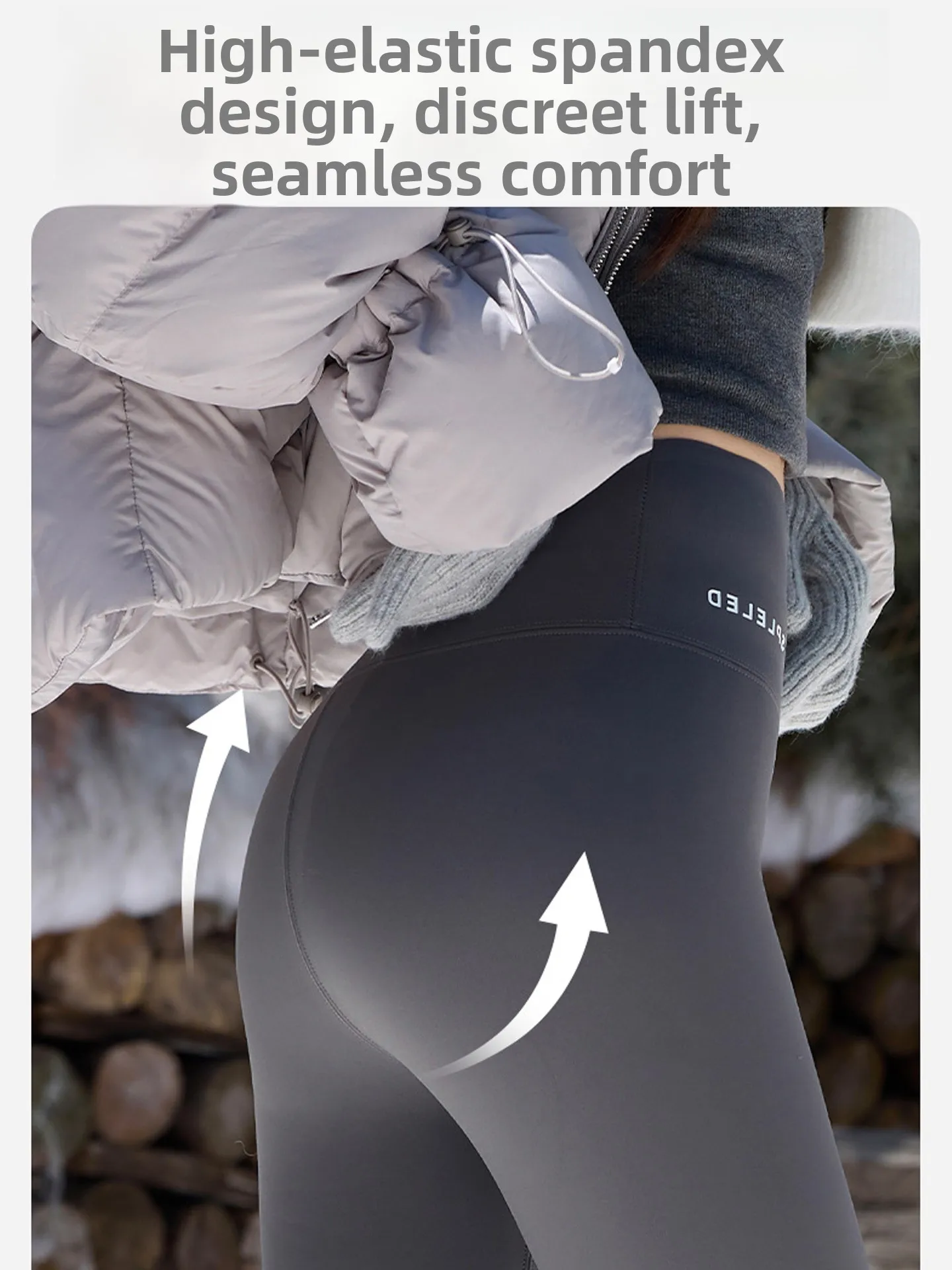 ay Fce Lined Extended Length Yoga Pants Women's High Waist Thi Warm Winter Bot Breathable Stretchy Leggings