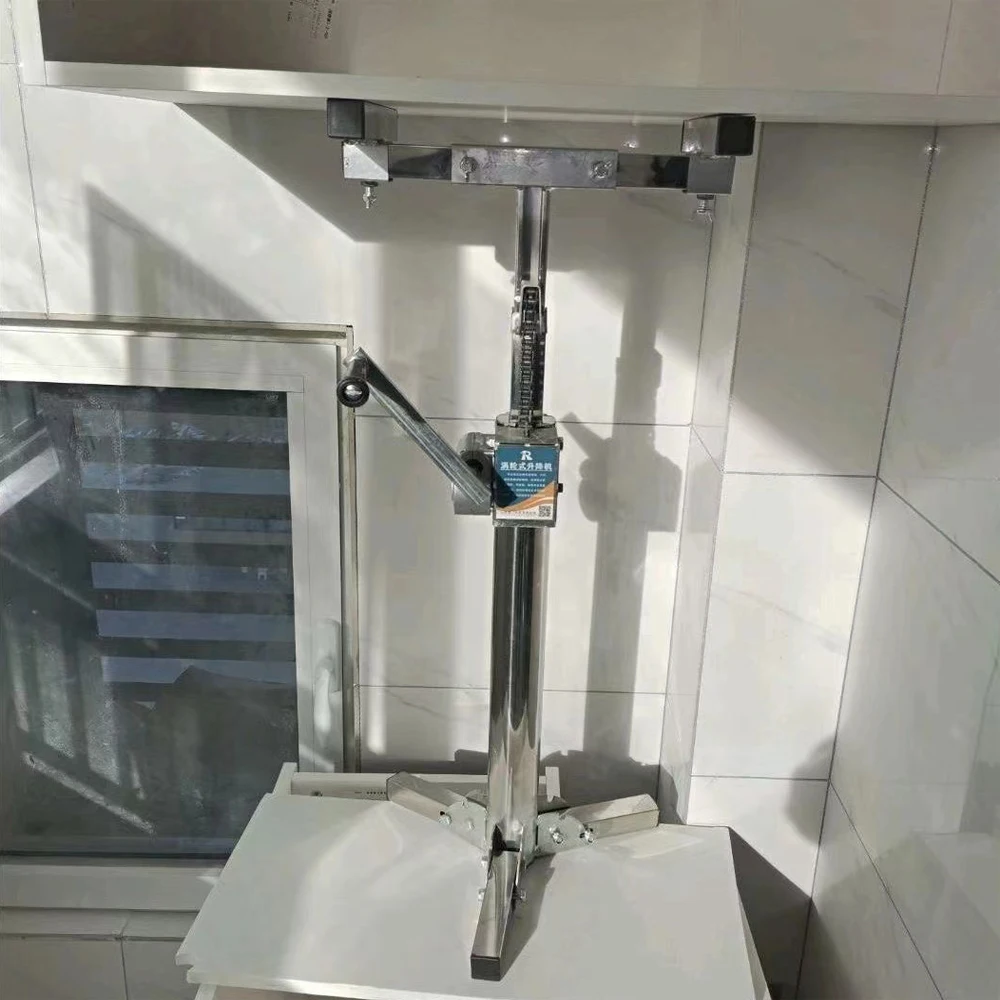 2025 Wall Cabinet Mounting Bracket Installation Stainless Steel Load Portable Lifting Platform 1.8M-2.5M Woodworking Tool DSAAAA