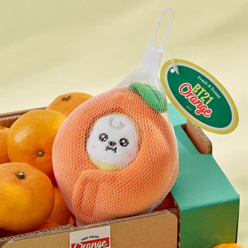 سلسلة Line Friends البرتقالية اللطيفة على شكل مفتاح هزلي تاتا هدايا للأطفال مجموعة ألعاب حقيبة مدرسية قلادة الديكور الداخلي