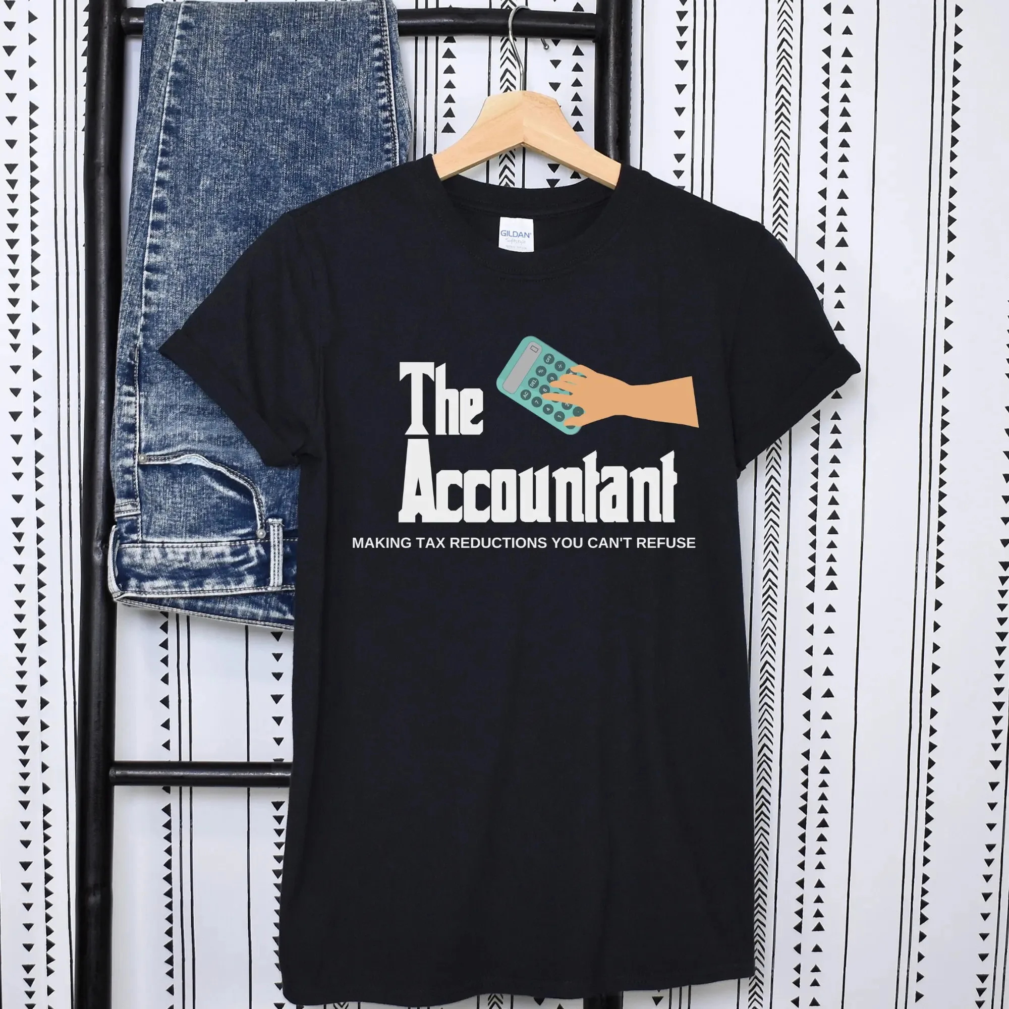 Funny Accountant T Shirt Gift For Worker Hilarious Accounting Tee Humorous Cpa Apparel Quirky Number Cruncher Tax Season