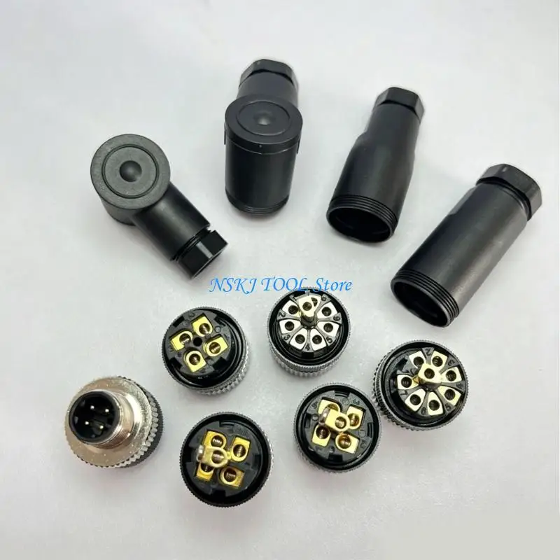 L8RC Secure Locking 12Mm Aviation Connector PG7 Upgrades Compatible for Various Cables