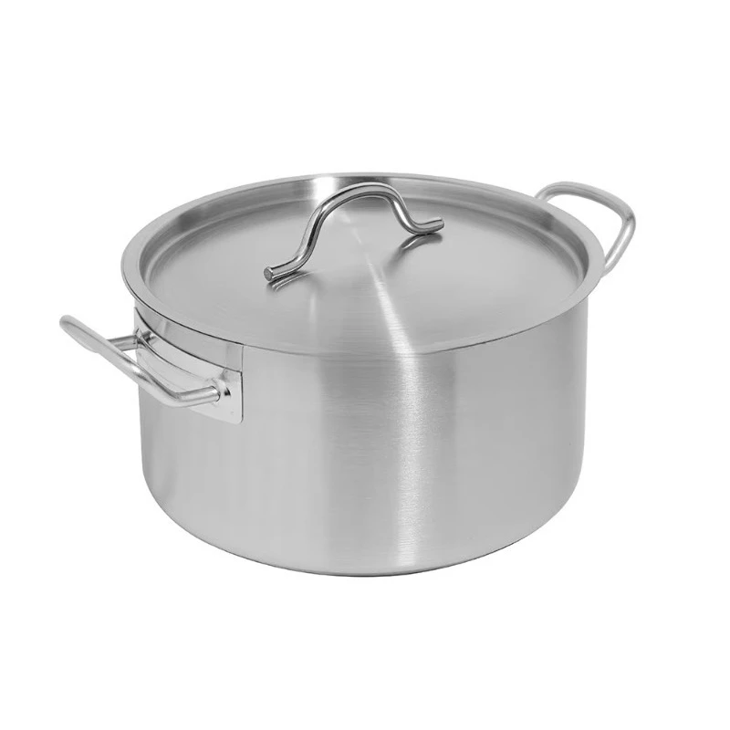 

Commercial Kitchen Restaurant Cooking Pot Soup Pot Stainless Steel Casserole