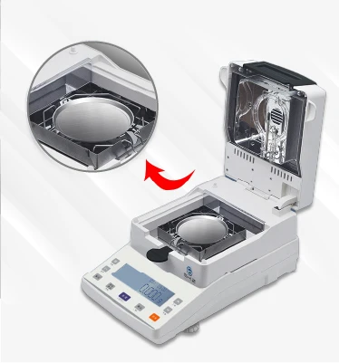 

SKZ111L-5 LCD Display Halogen Moisture Industrial & Laboratory Usage Moisture Meters