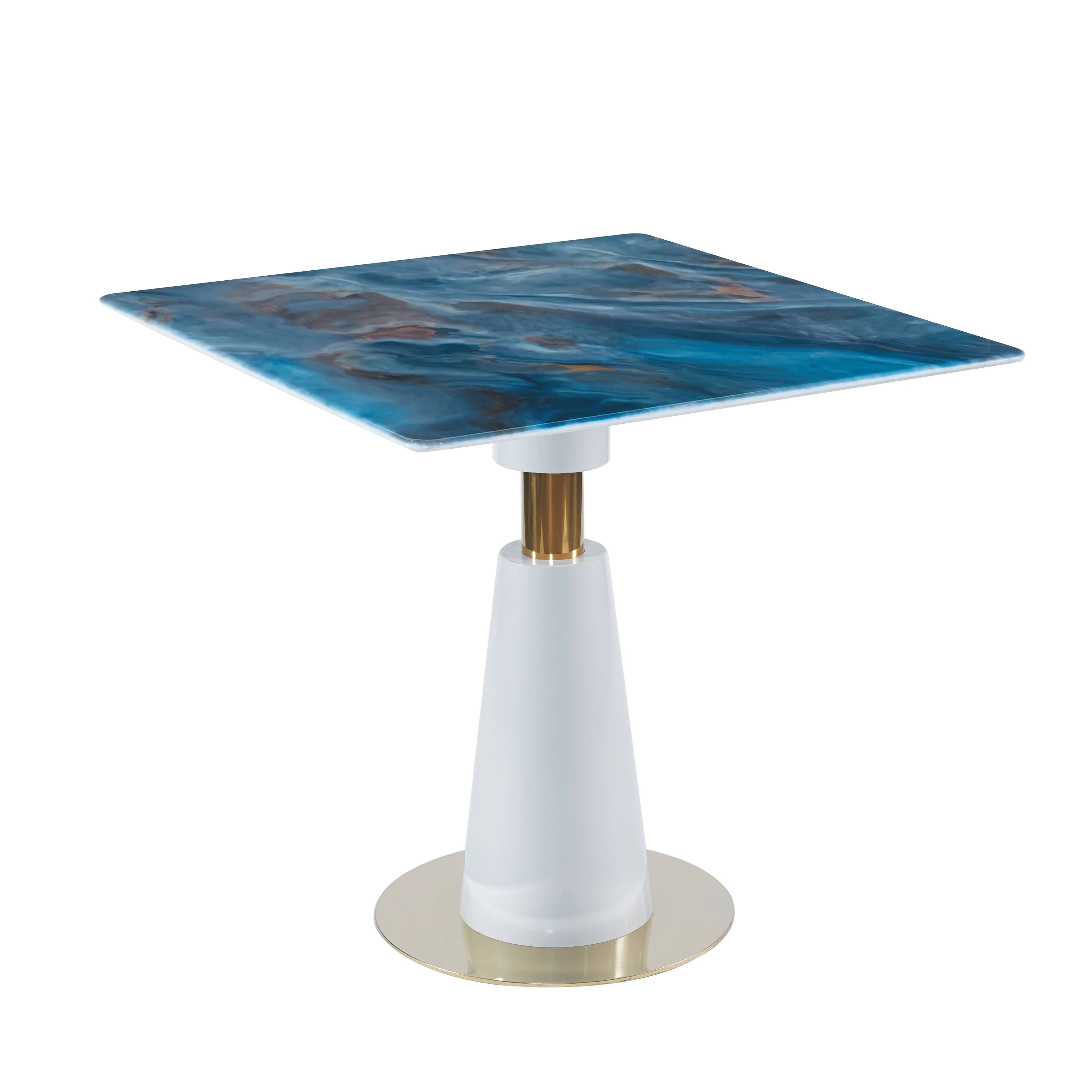 *Modern Design Metal Sintered Stone Marble Top Rectangle/Circular Dining Tables