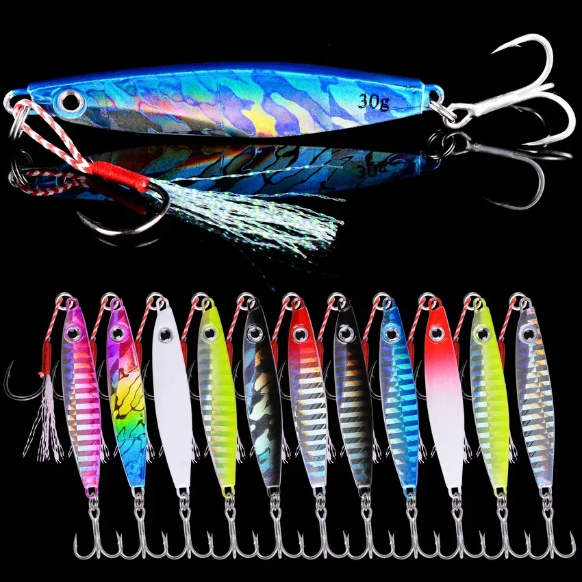 12pcs Pencil Bait Metal Casting Fixture 7/12/17/ 22/ 30/40g Shore Throwing Sea Bass Bait Sinking Artificial Bait Fishing Tackle - AliExpress 18 12pcs Pencil Bait Metal Casting Fixture 7/12/17/ 22/ 30/40g Shore Throwing Sea Bass Bait Sinking Artificial Bait Fishing Tackle - AliExpress 18