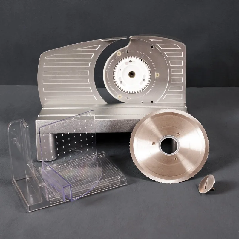 Household Electric Meat Slicer, Small Frozen Beef Mutton Roll Cutter, for Bacon, Chicken Breast, Bread Slicing