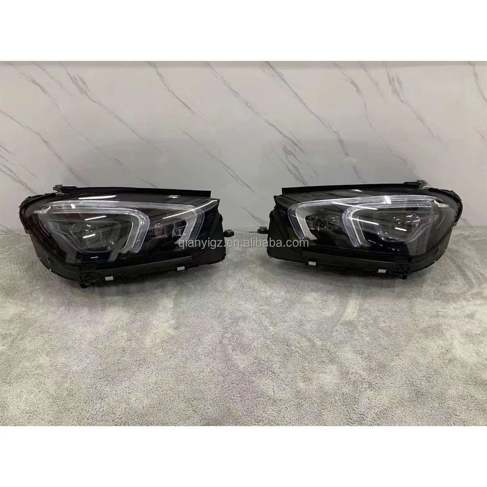 

For Mercedes Benz automotive headlights GLE W167 Geometric Beam Matrix laser headlight Used LED Headlight Original Lighthouse