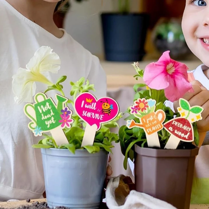 20Pcs/Lot Plant Markers Labels Durable And Smooth For Pencil Or Marker Use HX6C