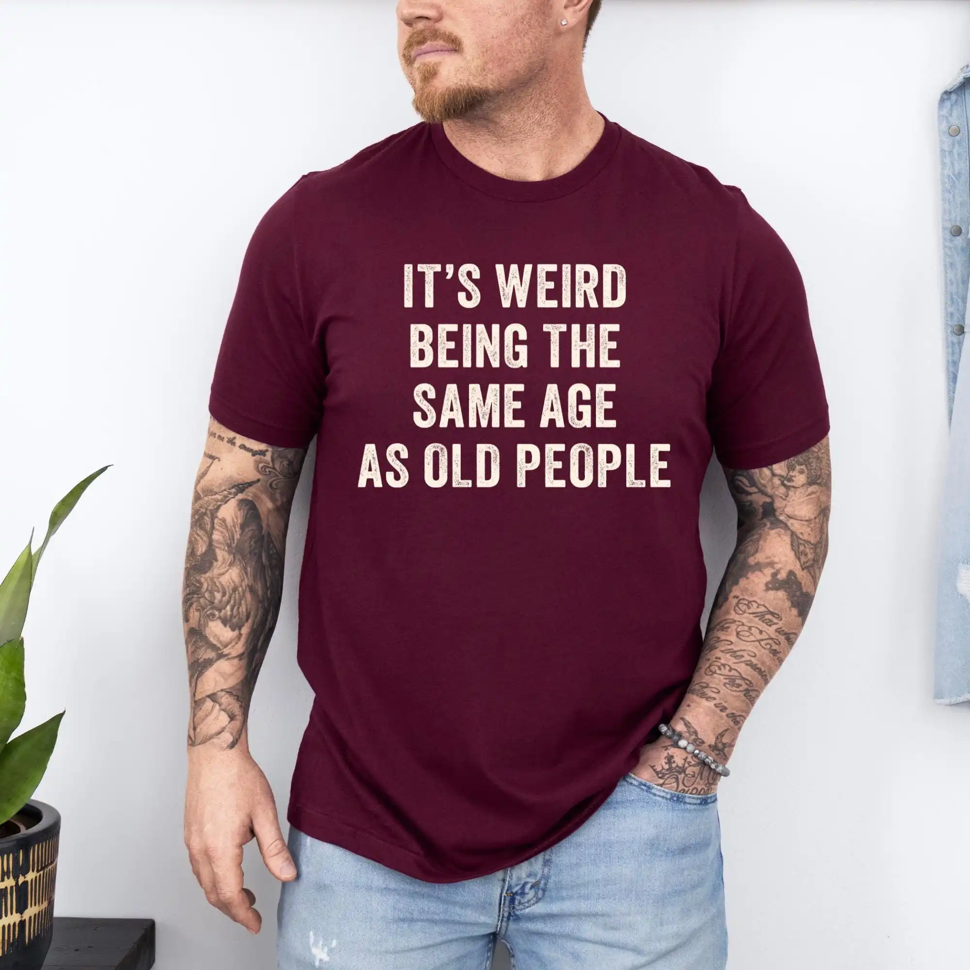 Funny Sarcastic Retirement T-Shirt: It's Weird Being The Same Age