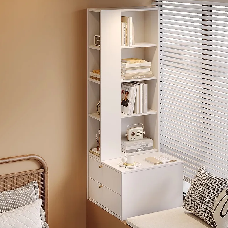 Balcony bay window cabinet bookcase storage simple tatami locker low  sundry  window sill solid wood locke