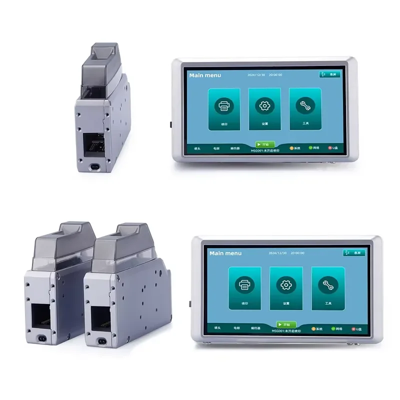 High Efficiency Real-time Data Available Thermal Inkjet Printer for Label & Card Printing QR Code Image Dynamic Context