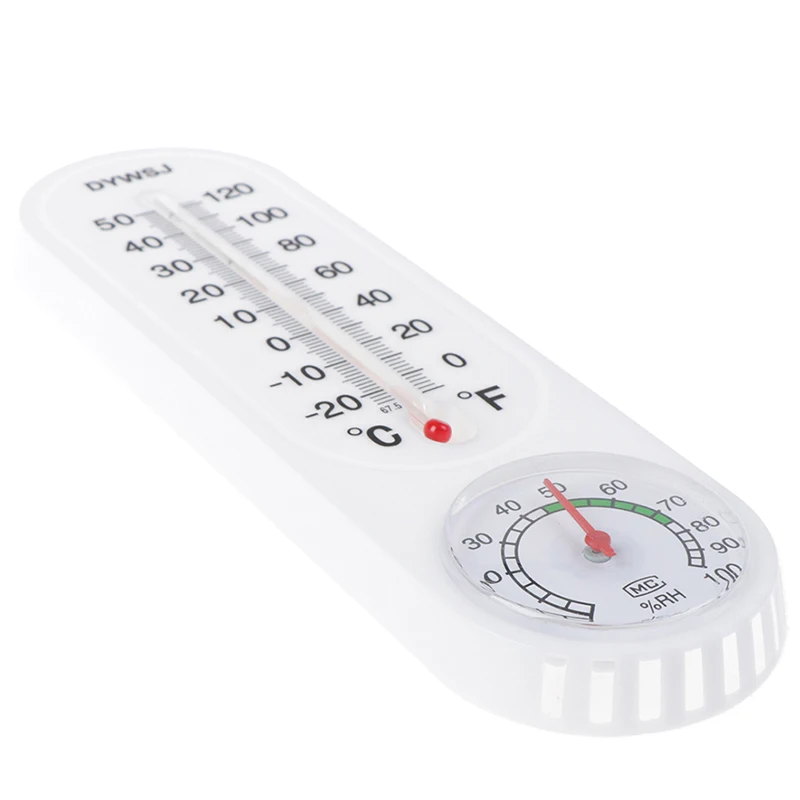 Wall-mounted Household Analog Thermometer Hygrometer Humidity Monitor Meter