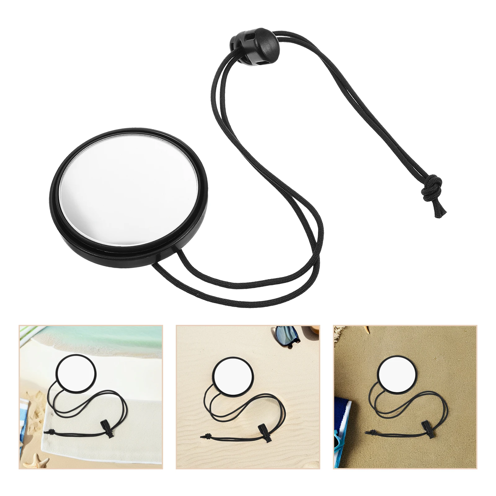 

Dive Mirror Adjustable Strap Side-Mounted Rear View Mirror Lanyard for Diving Swimming Snorkeling Outdoor Survival