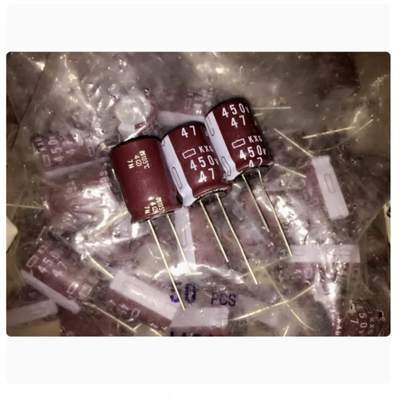 10PCS 450V 4.7UF 47UF 알루미늄 전해 커패시턴스