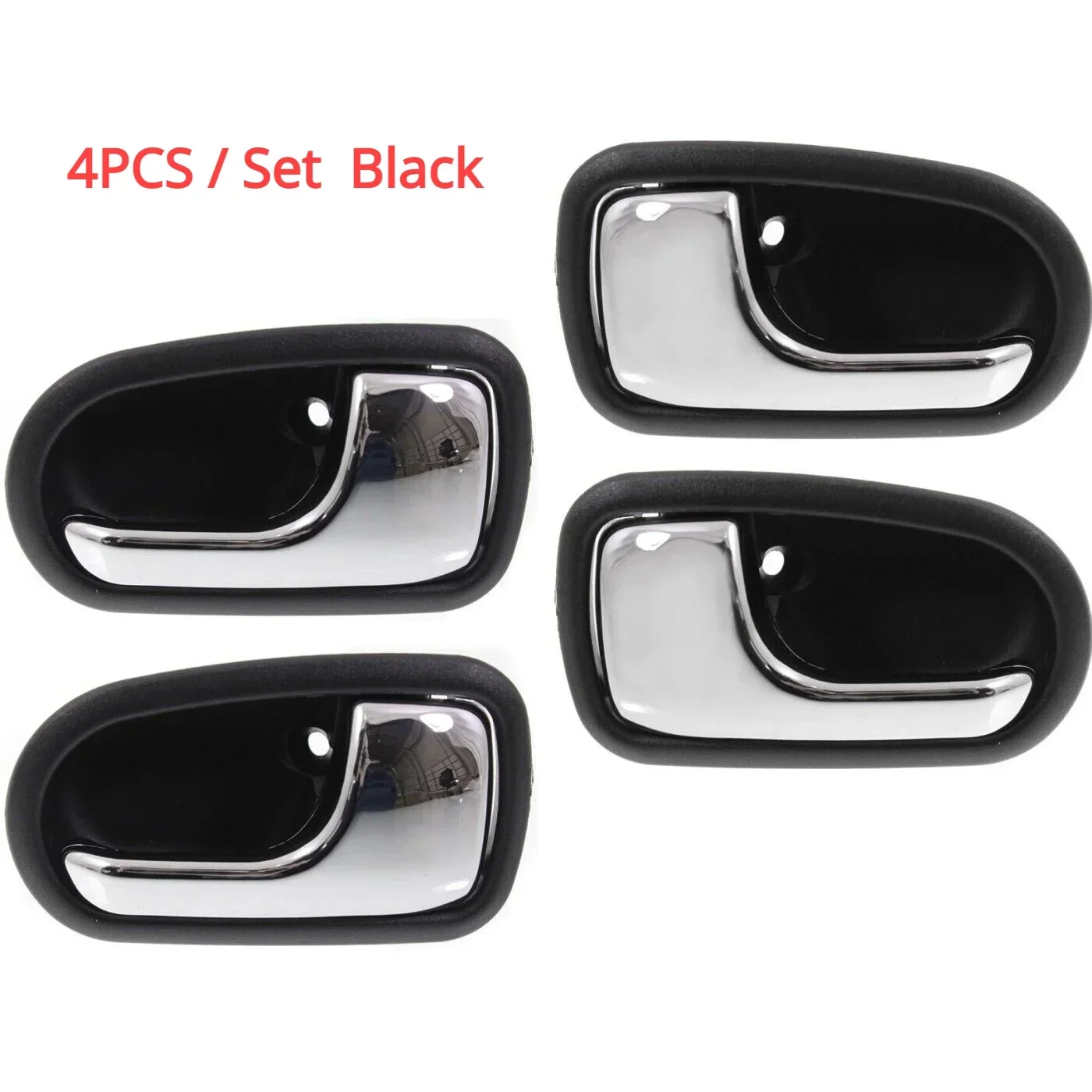 Front and Rear Interior Door Handle For 93-97 Mazda 626 / 95-2003 Mazda 323 Protege Ford liata Activa Tierra Black Beige