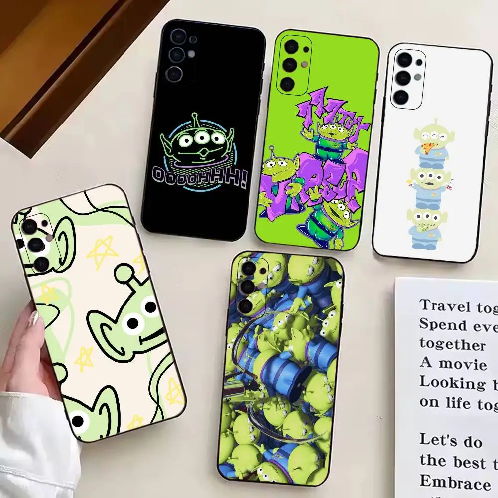 T-Toy Story Aliens Funny Phone Case For Samsung S25,S24,S21,S22,S23,S30,Ultra,S20,Plus,Fe,Lite,Note,10,Black Cover
