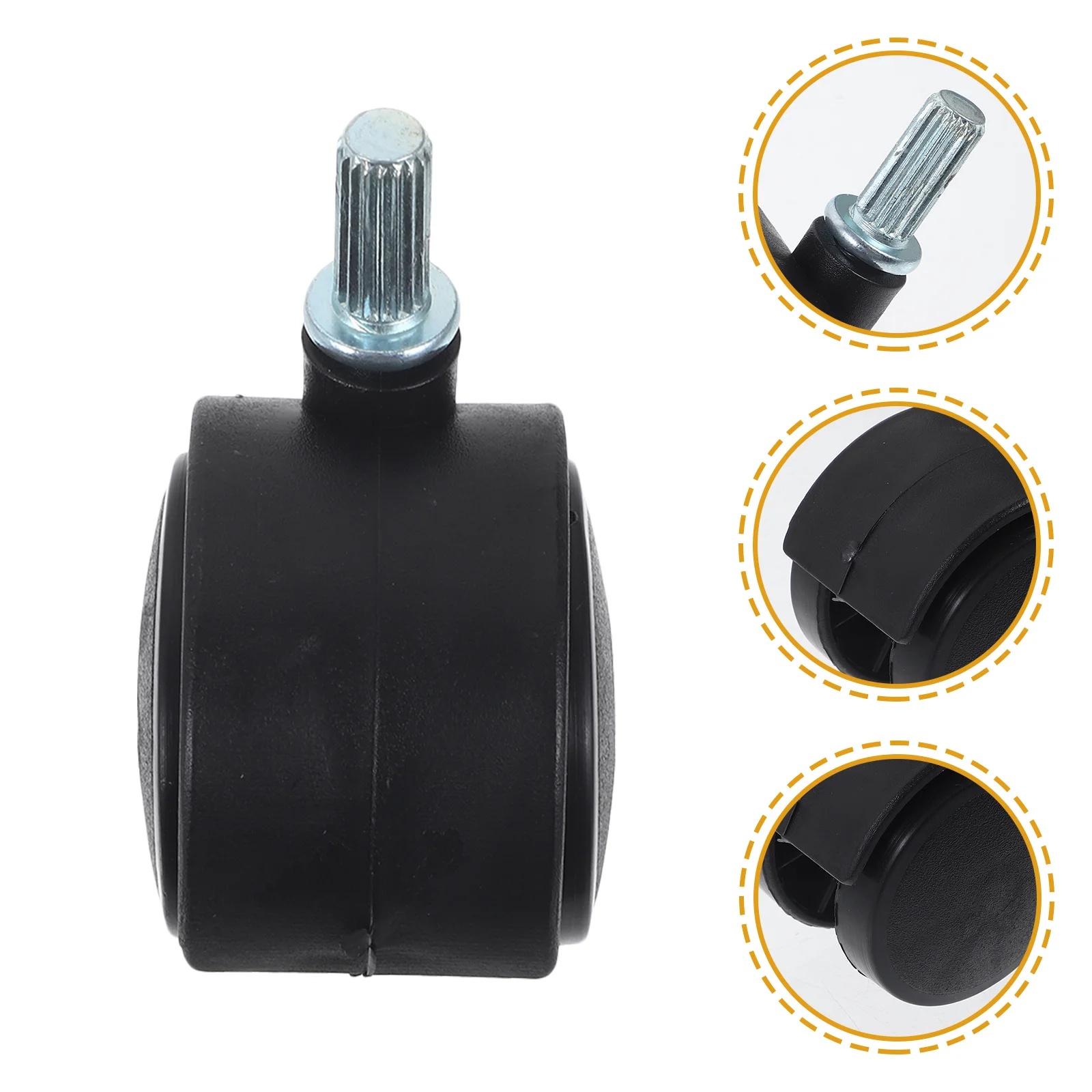 

2 Pcs Clothes Drying Rack Pulley Laundry Wheels Replacement Cart Caster Go Carts Casters Plastic Outdoor