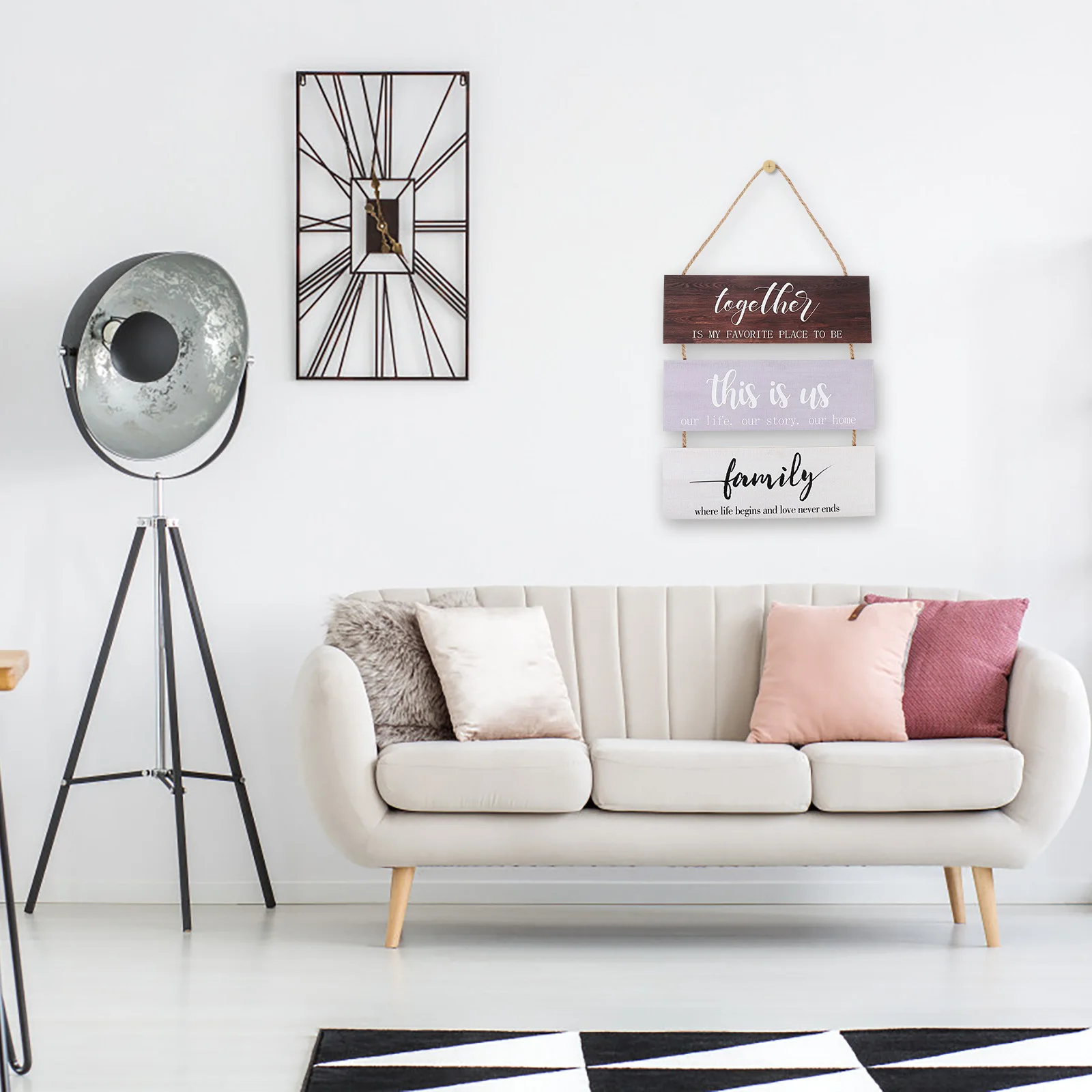 

Creative Wooden Letter Hanging Board Wall Decorative Simple Chic Design Home Cafe Shop Entrance Porch Front Yard Kitchen