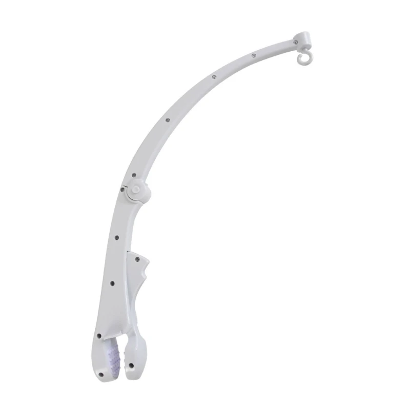 White Music Box Frame Arm Musical Movement Holder Baby Crib Mobile Bracket