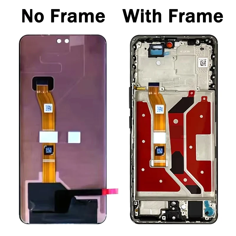 6,78-calowy wyświetlacz AMOLED do telefonu Honor Magic7 Lite, model BRP-NX1, wraz z panelami dotykowymi i ramką. — zdjęcie produktu 6