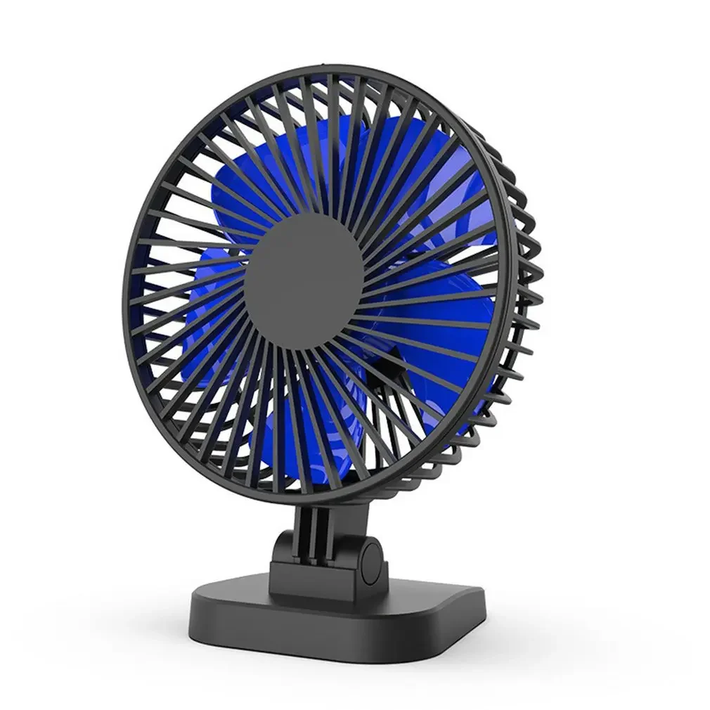 USB Fan Portable Silent Three-speed Adjustable Bendable 40 Degrees Student Dorm Bed Office Desktop Fan