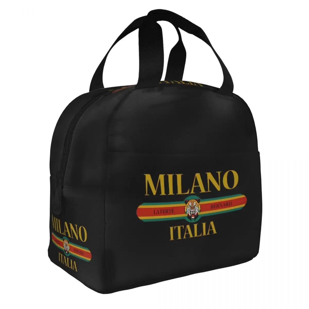 Milano Italia-fiambrera con aislamiento facial de Tigre, bolsa térmica reutilizable, marca de lujo, bolso grande para comida