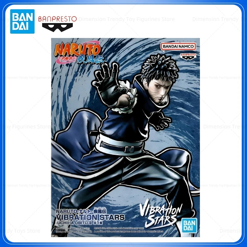 

Bandai в наличии, оригинальная фигурка Banpresto VIBRATION STARS, аниме Наруто Шиппуден Учиха Обито, модель игрушки, украшения, подарок DT