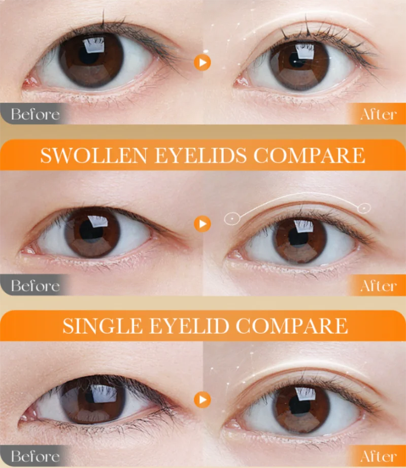 오래 지속되는 보이지 않는 이중 눈꺼풀 쉐이핑 크림 방수 속건성 매직 빅 이중 눈꺼풀 스타일링 크림 메이크업 도구