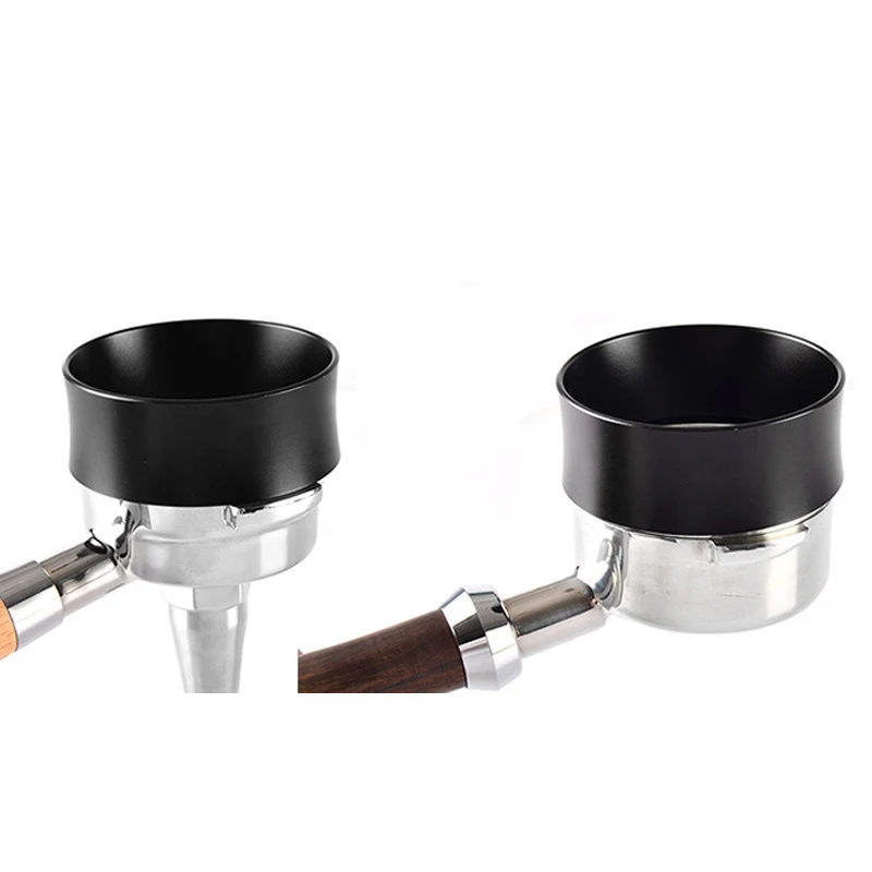 Espresso Dosing Funnel Magnetic Espresso Coffee Dosing Ring Compatible with 51/53/58mm Espresso Coffee Powder Tool