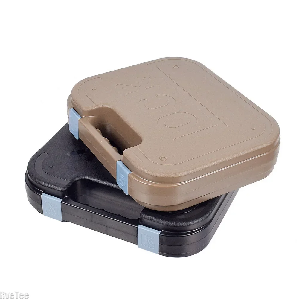 Tactical Glock 17 43 Hard Gun Case Pistol Safety Carrying Box Multifunctional Portable ABS Handgun Magazine Professional Holster