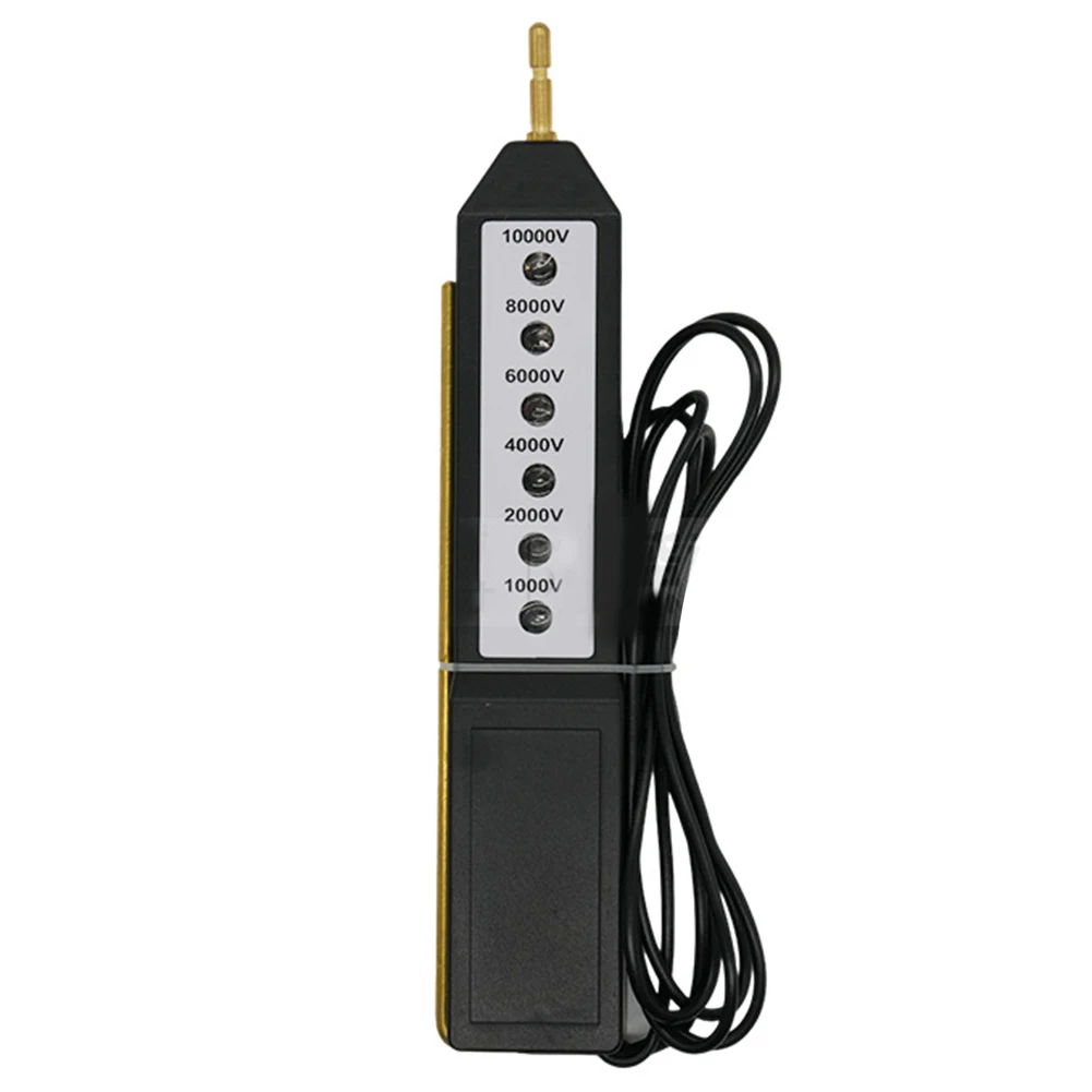 1000-10000V Electric Fence Voltmeter 6 LED Lights For Metal Wire Stranded Rope Grounding System Farm Garden Tester