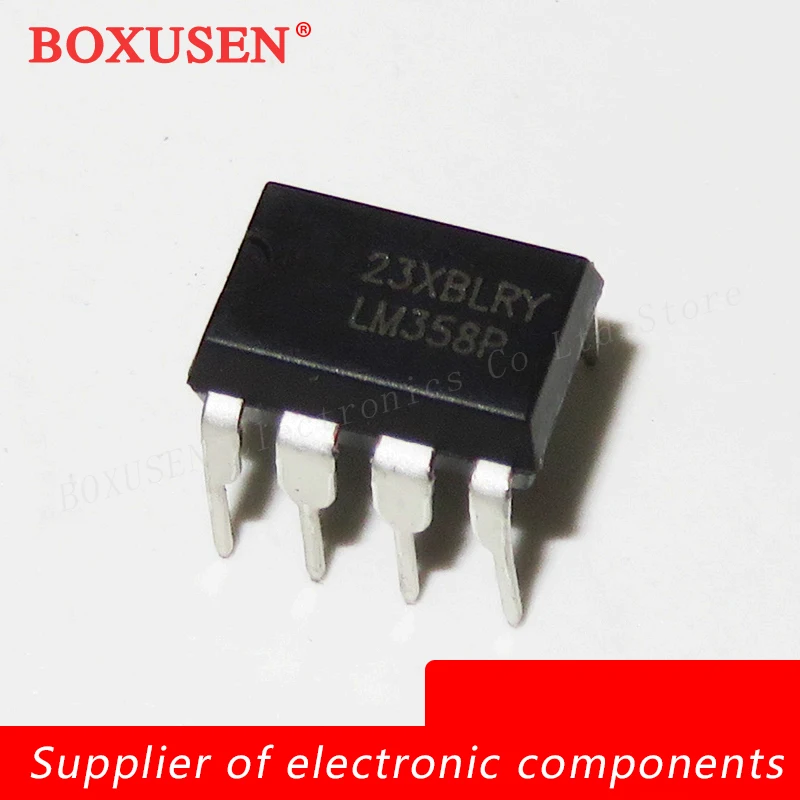 10Pcs LM358P LM358N DIP-8 Dual Operational Amplifier IC LM358 DIP Op-Amp DIY Electronic Circuit Components