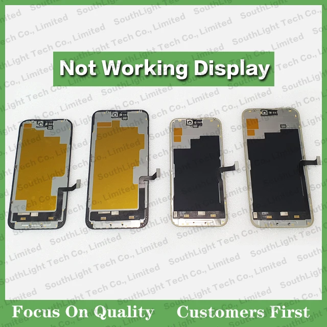 For Iphone 15 Pro Plus Max LCD Screen Not Working Display Original With Touch Digitizer Full Assembly Frame Replacement Part