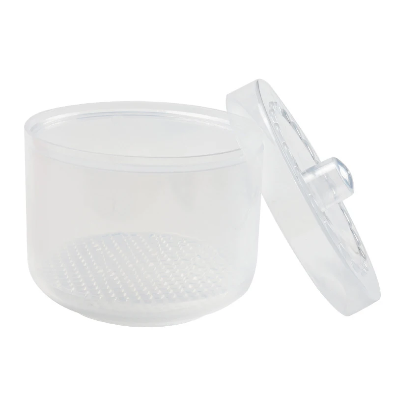 1Set Nail Polishing Head Box Round Cleaning Disinfection Storage Box Dental Disinfection Box 2-Colors Disinfection Bowl. - view 6