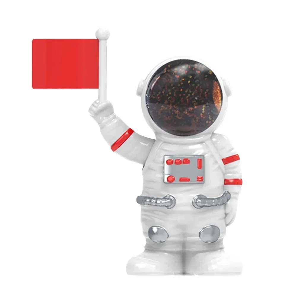 Astronaut auto op zonne-energie aromatherapie astronaut auto-interieur zwenkarm auto-interieur bediening dashboard decoratieve benodigdheden