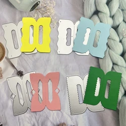 2025New Arrival Christmas Card Frame Bag Metal Cutting Die Decorative Scrapbooking Album Knife Diy Handmade Card Punch Embossing
