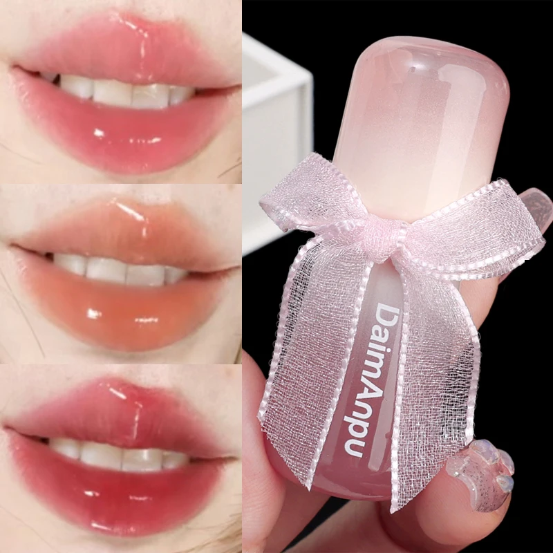 Spiegel Wasser Licht Lip Gloss Feuchtigkeitsspendende Anhaltende Glanz Flüssigen Lippenstift Wasserdicht Kristall Gelee Sexy Lip Tint Koreanische Kosmetik