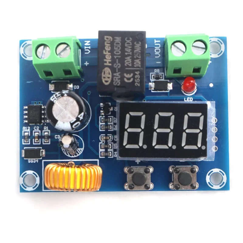 XH-M609 Battery Protection Board 12-36V Undervoltage Low Voltage Cutoff UVP Module Adjustable 0.1V for Li-ion Solar UAV
