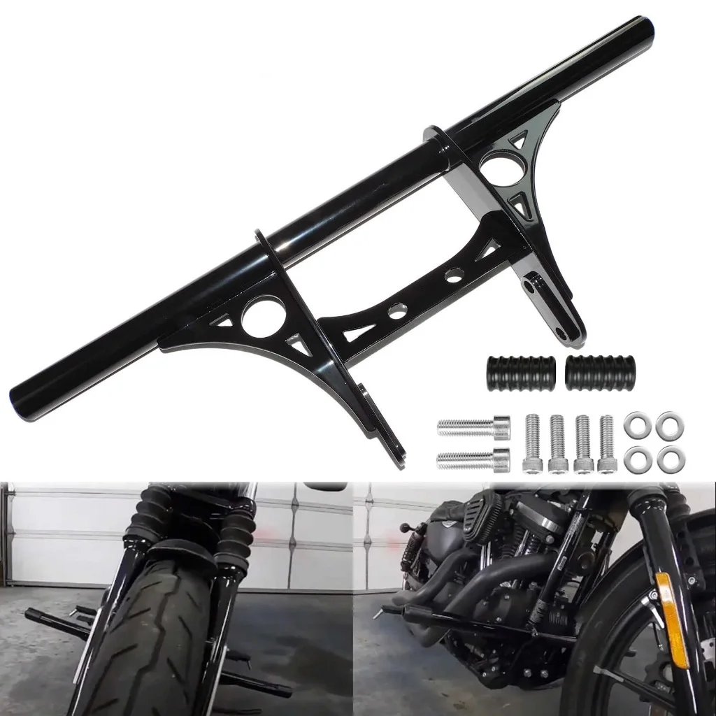 

Motorcycle Front Highway Engine Guard Crash Bar Steel Falling Protection For Harley Sportster XL883 1200 Iron Custom 2004-2025