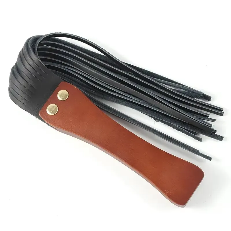 Ручная работа из натуральной кожи 48 см, кожаный хлыст для лошади для лошадиного весла